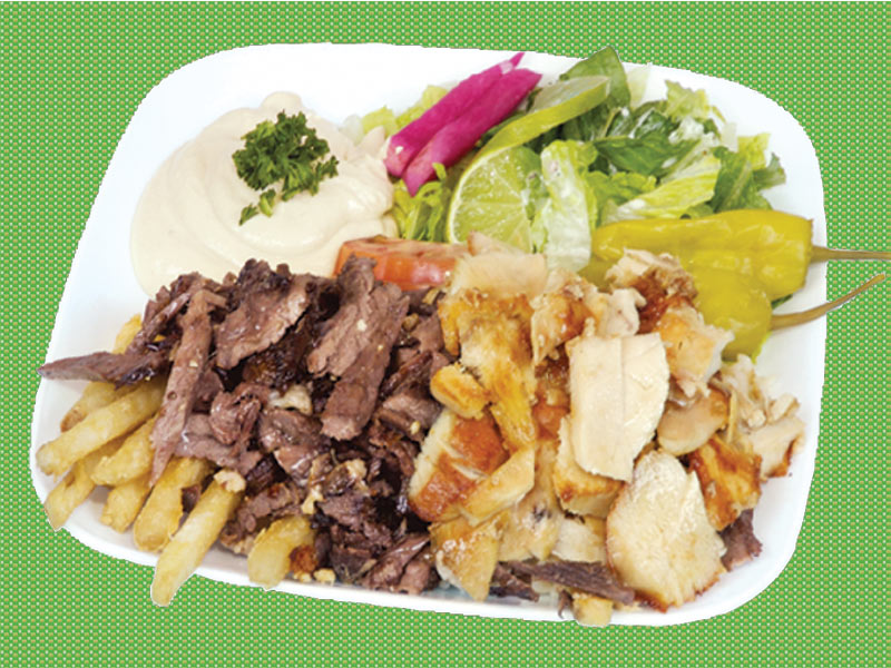 Shawarma plate